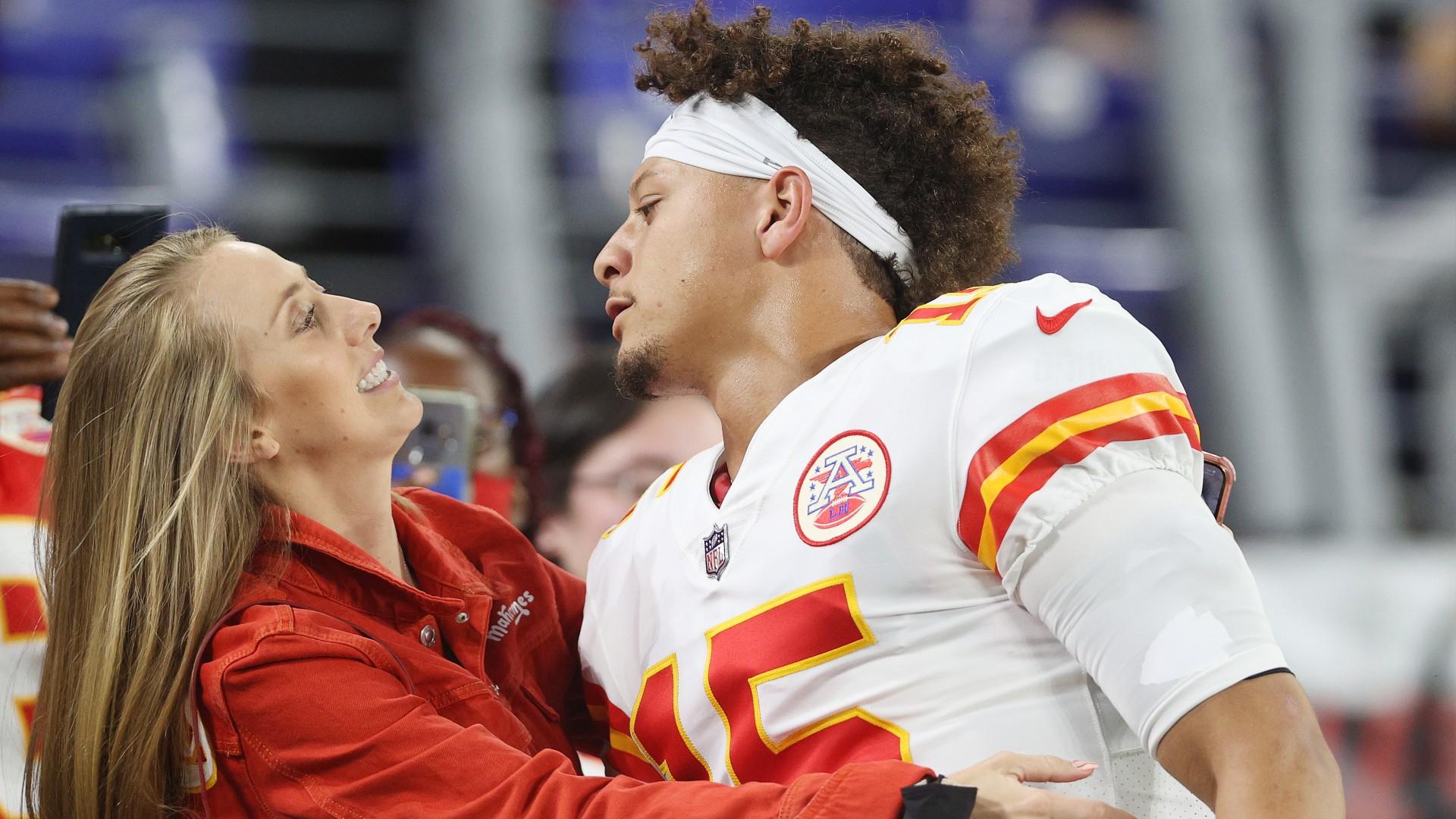 "AN open letter  to my wife  Brittany she is such a great person."Patrick Mahomes.