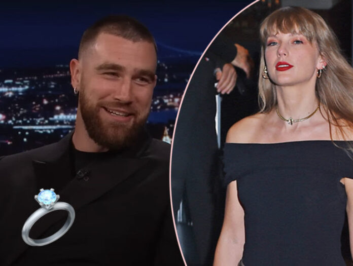 Travis Kelce Bought A Ring?? Taylor Swift’s Beau Allegedly Told Family ...
