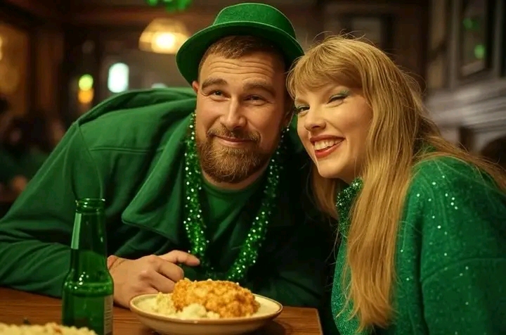 JUST IN: Travis Kelce and Taylor Swift Celebrate St. Patrick’s Day in Style, Sharing a Romantic Toast During a Memorable Evening Date Filled with Love and Laughter